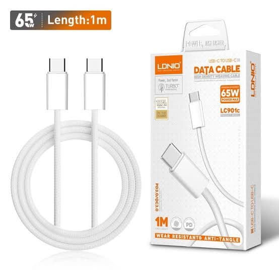 LDnio USB to C Charge Cable 30W